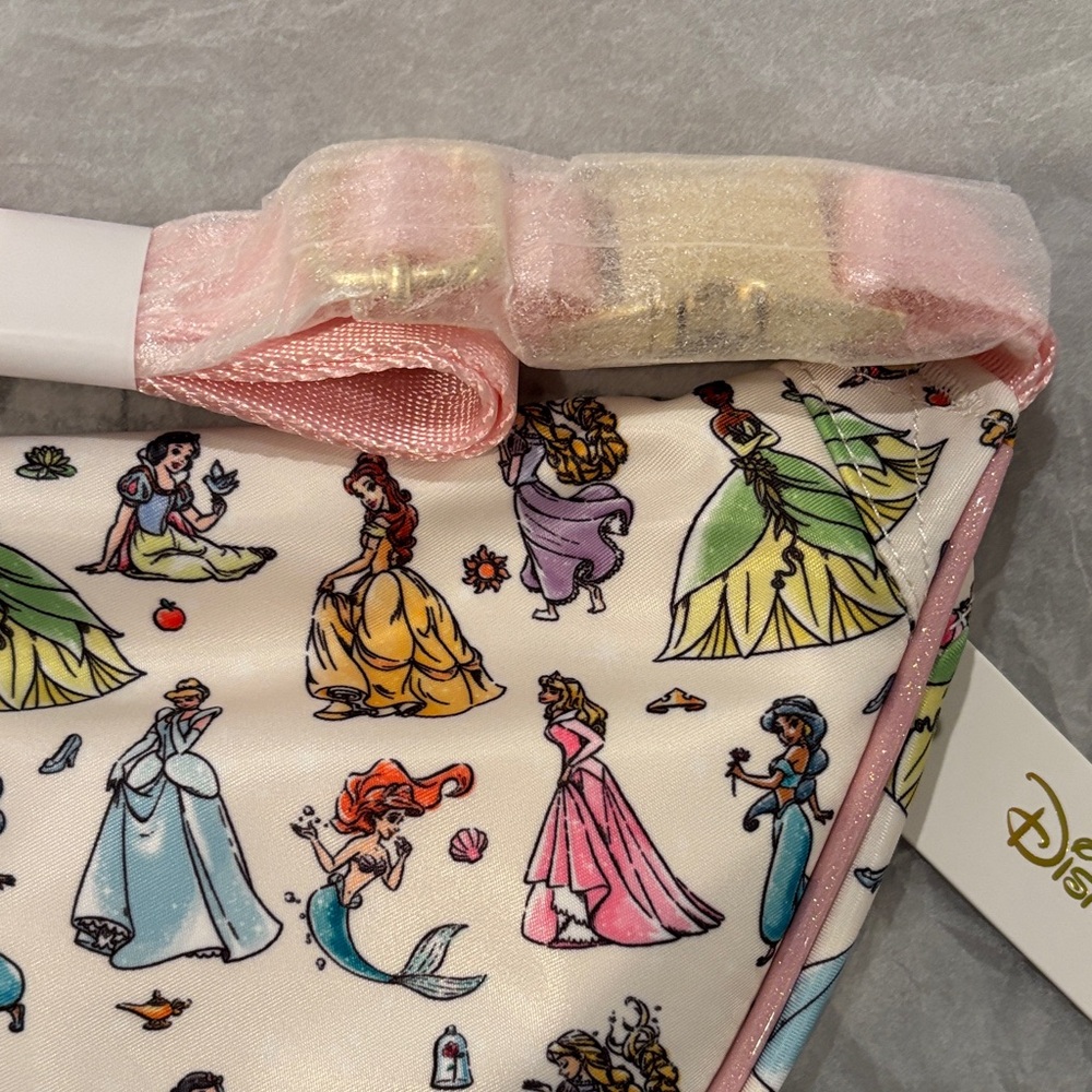 Stoney Clover Lane Disney Princess Crossbody Bag - Cream and Pink-Firm price. - Picture 7 of 10